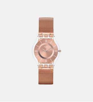 Montre Skin Doré rose SFP115M - Swatch - Doré rosé