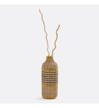 Vase décoratif bambou H42 cm Plooming - La Redoute Interieurs - Multicolore
