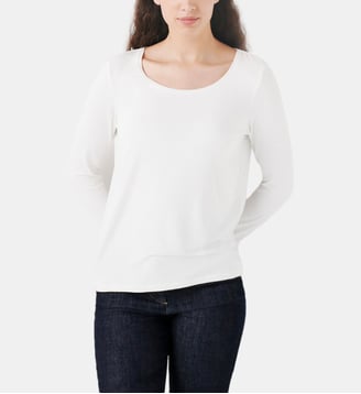 T-shirt tbasico - Motif uni - Coupe ajustée - Caroll - Blanc