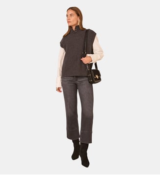 Pantalon Large En Coton Mélangé Sophia - Maison 123 - Chine moyen