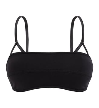 Haut de maillot de bain brassière sculptante uni - Vilebrequin - Noir