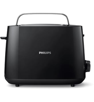 Grille-pain HD2581/90 Toaster noir Daily, 2 fentes, 830W - Philips - Noir