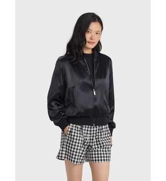 blouson Classe en viscose noir Agnès b.