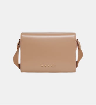 Sac bandoulière Vivian avec logo - Marni - Pink