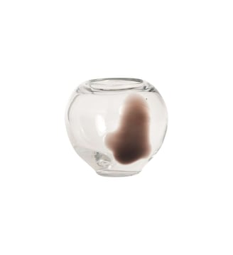 Vase en verre à pois - OYOY - Transparent