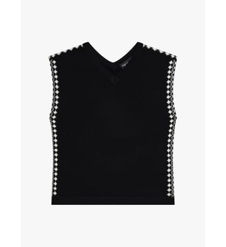 pull en laine - Agnès b. - Noir