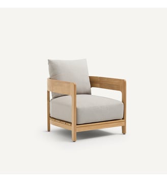 Fauteuil de jardin en teck - AM.PM - Naturel