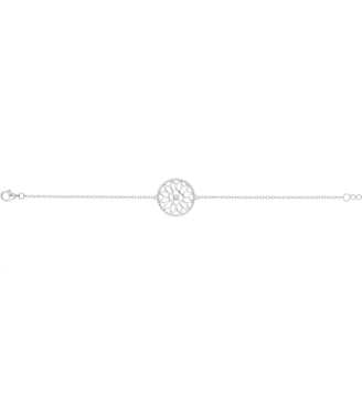Bracelet Vecchio en Argent avec diamant blanc - La Garçonne Diamant - Argent
