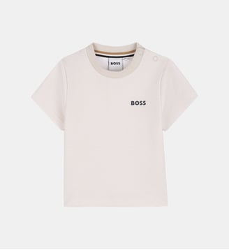 Tee-shirt manches courtes - BOSS Kidswear - Vanille