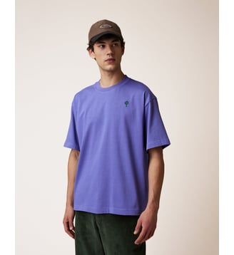 T-shirt en maille - Faguo - Violet foncé