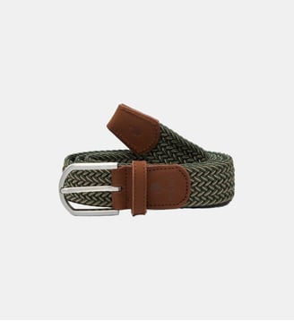 Ceinture tressée BELT - Faguo - Kaki et beige