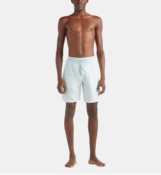 Bermuda poches cargots en lin Natural Dye - Vilebrequin - Pacific