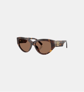 Lunettes de soleil Œil de chat DG4514 - Dolce & Gabbana - Havane