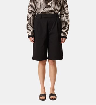 Bermuda Queti coton stretch  - Leon & Harper - Noir