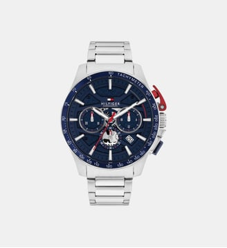 Montre Bank Bleu foncé 1792261 - Tommy Hilfiger - Argenté