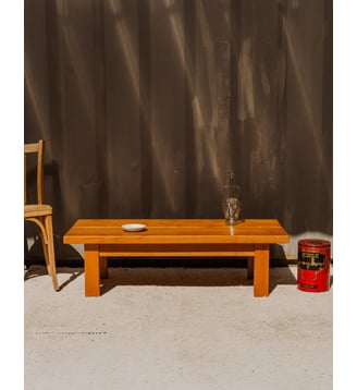 Table basse en bois Donna N°1132- Produit chiné - Debongout - Bois foncé