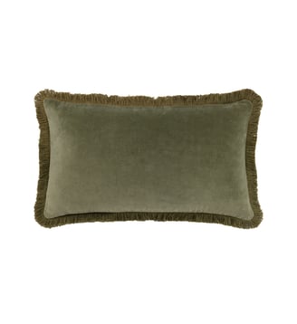 Housse de coussin en velours - Desforges - Loden