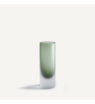 Vase en verre soufflé givré AM.PM