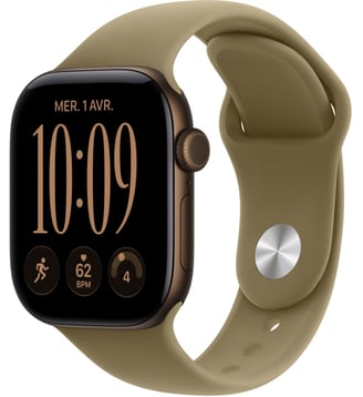 Montre connectée Serie 12 42mm Bronze / Olive S/M Cell Apple