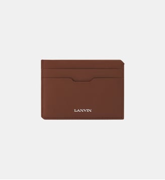 Porte-Cartes Compagnon En Cuir - Lanvin - Marron