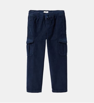 Cargo en velours - Cyrillus - Bleu marine