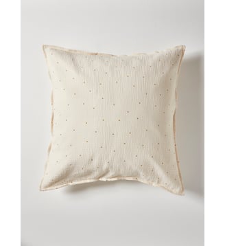 Taie d'oreiller enfant gaze de coton "Gaufrée" - Cyrillus - Blanc doux