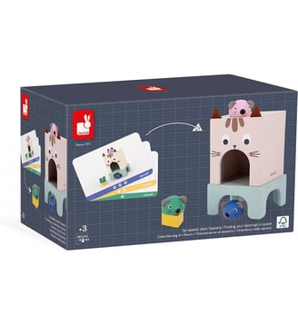 PEDAG - SE REPERER DS L'ESPACE - CHAT - Janod - Multicolore