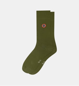 Chaussettes mi-hautes en coton - Le Slip Francais - Vert kaki
