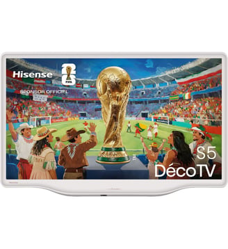 TV QLED 32S5Q (2025) 32" (81 cm) - Hisense - Noir