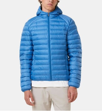 Doudoune légère à capuche Nico - Jott - Bleu denim