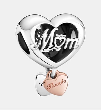 Charm Cœur Thank You Mum (Merci Maman) - Pandora - Bicolor