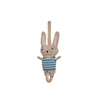Mobile musical en coton motif animal - OYOY - Multicolore