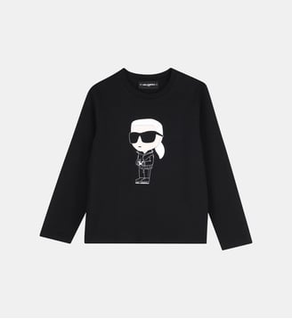 Tee-shirt manches courtes - Karl Lagerfeld Kids - Black