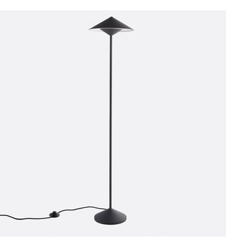 Lampadaire métal fer, H128 cm - La Redoute Interieurs - Noir