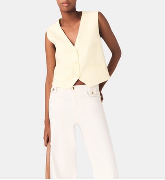 Veston de tailleur - Maje - Jaune pâle