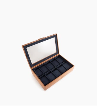 Coffret 10 montres en cuir - Le Tanneur - Naturel