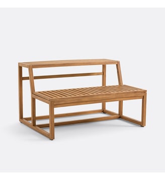 Banc-table de jardin en acacia massif - La Redoute Interieurs - Acacia