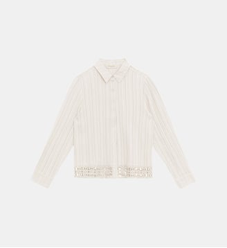 Chemise uni CHARLOTTE - La Petite Etoile - Écru