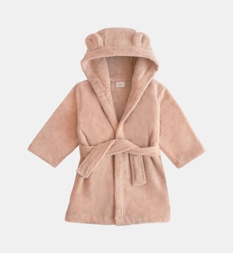 Peignoir Bear - Mushie - Rose