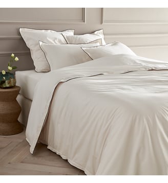 Housse de couette en voile de coton lavé AM.PM