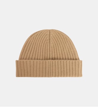 Bonnet en laine et cachemire - Fursac - Camel