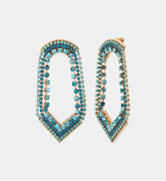 Boucles d'oreilles tiges percées   - Precious - Satellite - Bleu turquoise