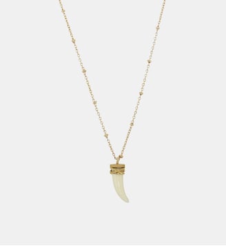 Collier plaqué or TRIBU - Nilaï - Ivoire