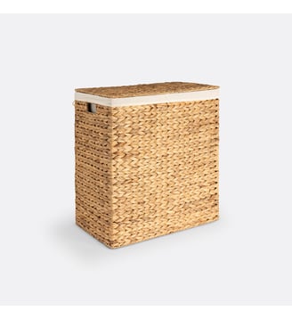 Panier à linge double compartiments - La Redoute Interieurs - Naturel