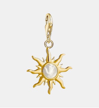 Pendentif Charm soleil avec nacre - Thomas Sabo - Or