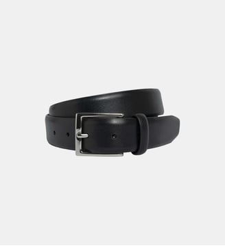 Ceinture Formelle En Cuir De Cactus - Hackett London - Black