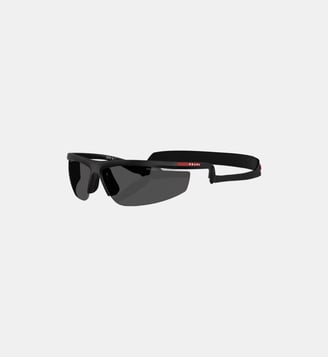 Lunettes de soleil Pillow PS A02S - Prada Linea Rossa - Nero opaco