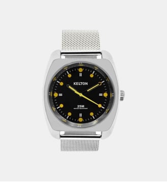 Montre RC Noir 9122412 - Kelton - Argenté