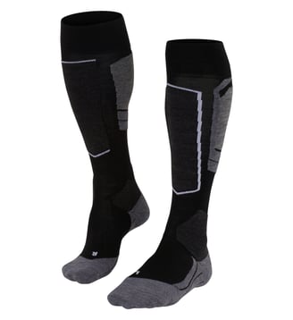 Mi-Bas SK4 Advanced Laine - Falke - Noir mix