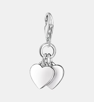 Pendentif Charm deux cœurs - Thomas Sabo - Argent